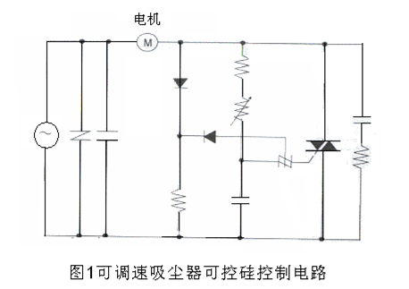 可调速吸尘器双向可控硅控